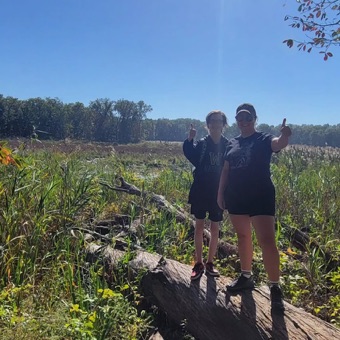 Out on a marsh trail