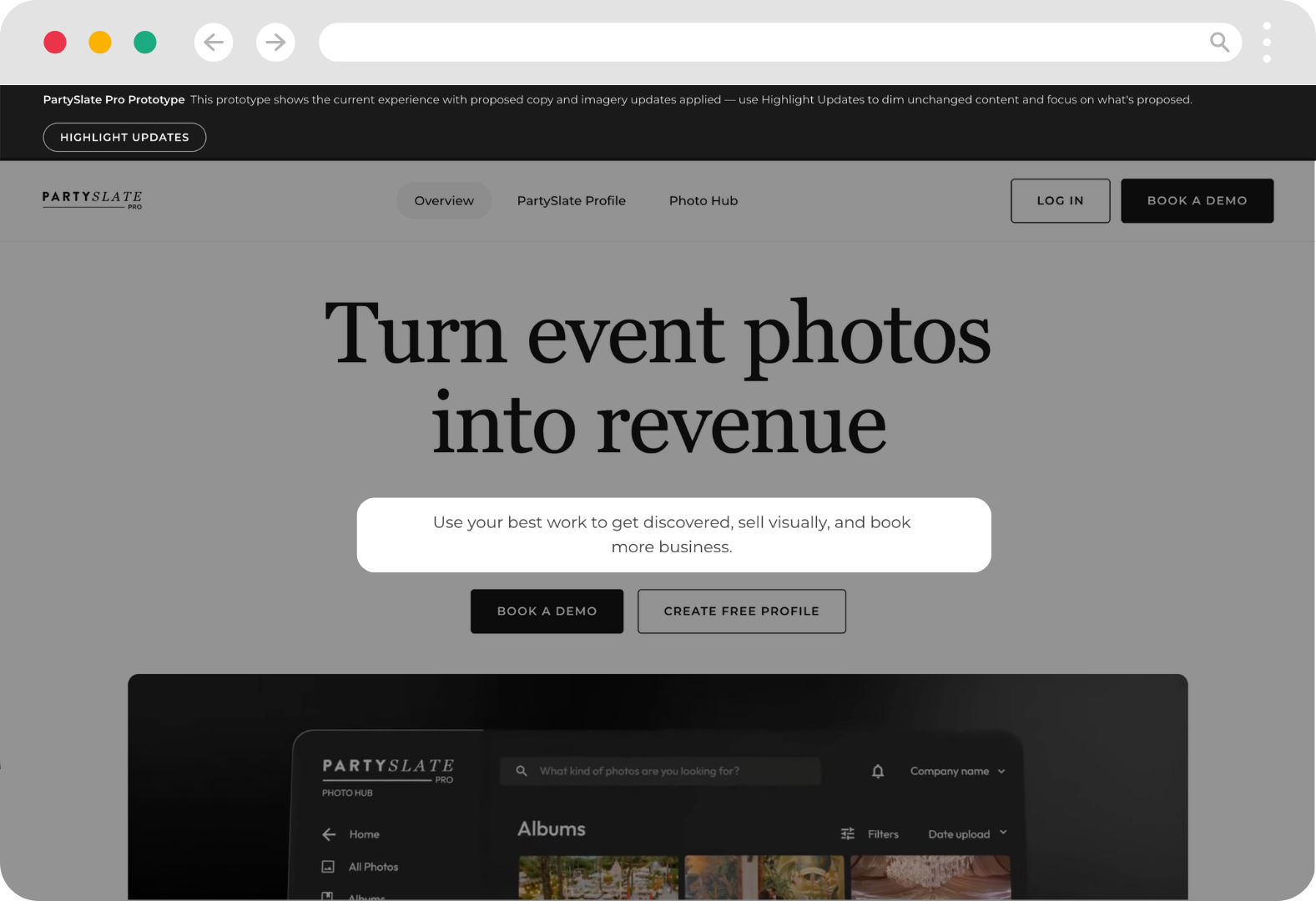 AI-assisted landing page prototyping